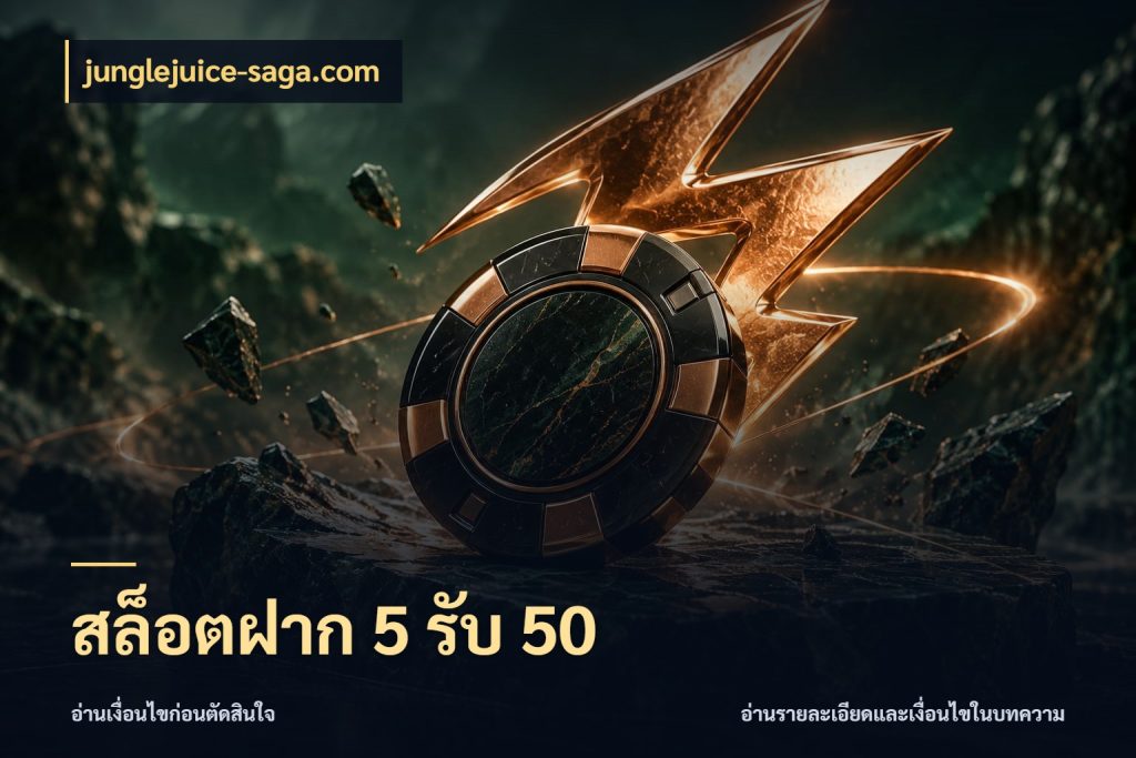 สล็อตฝาก 5 รับ 50