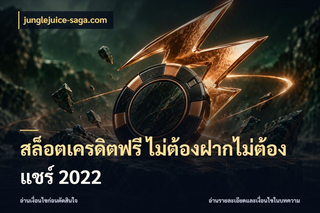 สล็อตเครดิตฟรี ไม่ต้องฝากไม่ต้องแชร์ 2022 junglejuice-saga.com เลือกสไตล์ความสนุกจากรูปแบบเครดิต