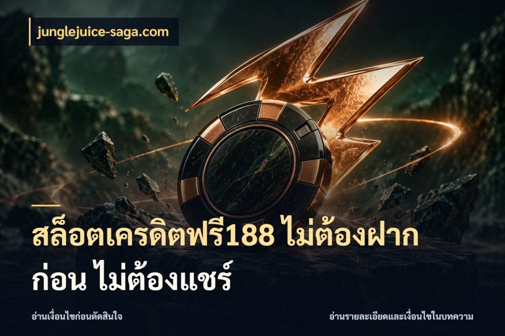 สล็อตเครดิตฟรี188 ไม่ต้องฝาก ก่อน ไม่ต้องแชร์