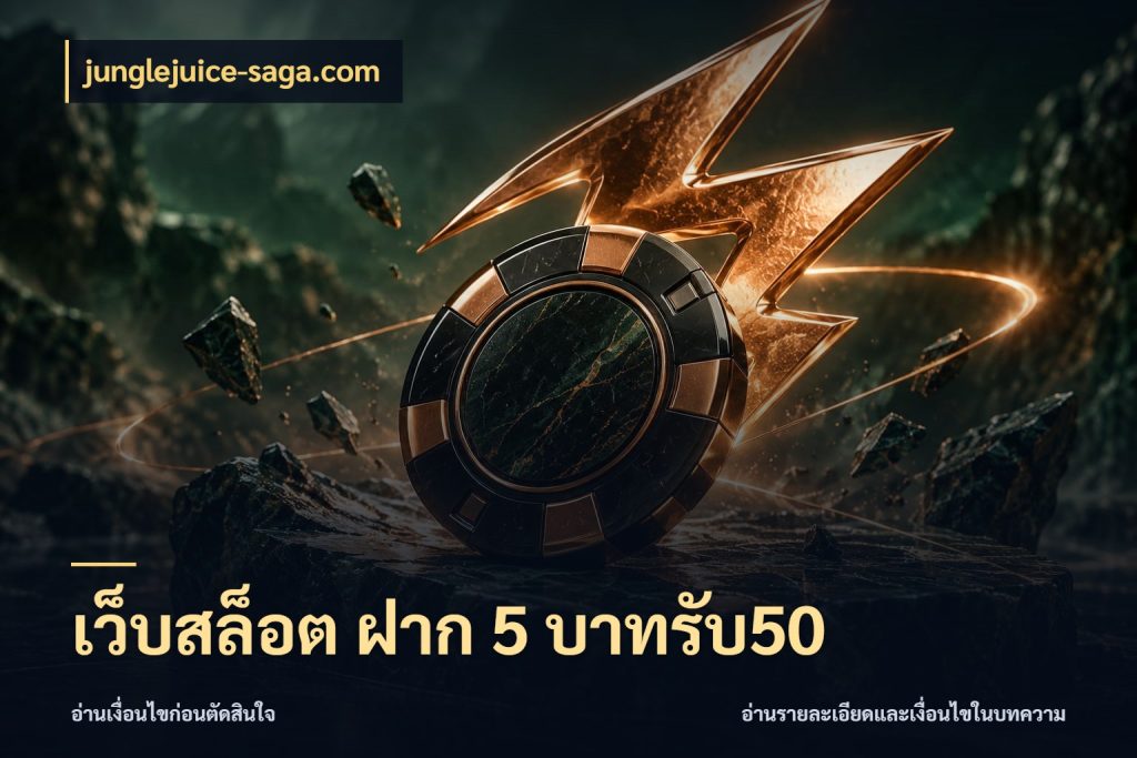 เว็บสล็อต ฝาก 5 บาทรับ50