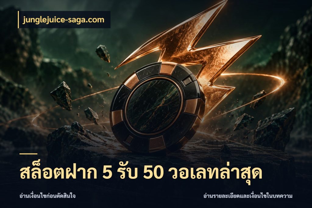 สล็อตฝาก 5 รับ 50 วอเลทล่าสุด