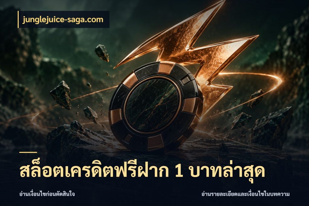 สล็อตเครดิตฟรีฝาก 1 บาทล่าสุด ชนิดเครดิตกับสิทธิ์ที่คุณอยากรู้ สไตล์ junglejuice-saga.com