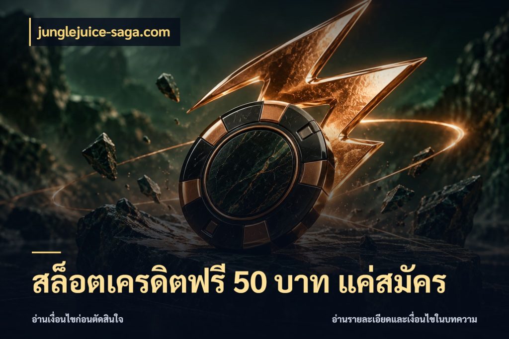 สล็อตเครดิตฟรี 50 บาท แค่สมัคร