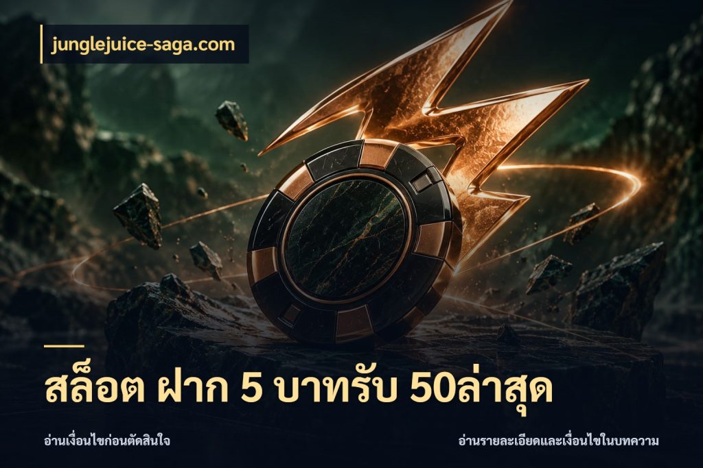 สล็อต ฝาก 5 บาทรับ 50ล่าสุด