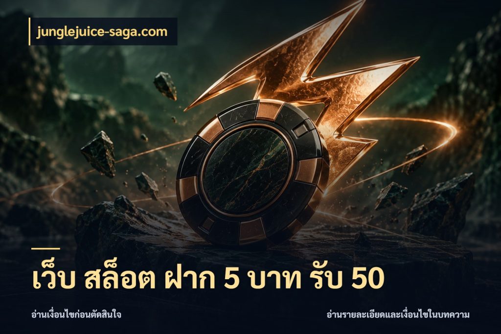 เว็บ สล็อต ฝาก 5 บาท รับ 50