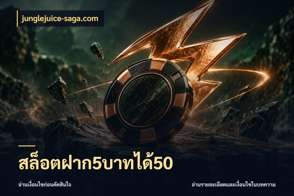 สล็อตฝาก5บาทได้50