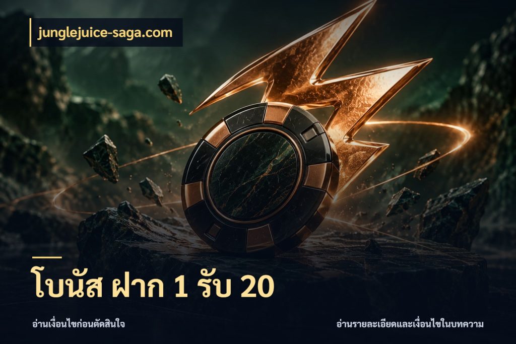 โบนัส ฝาก 1 รับ 20