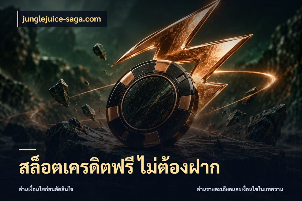 สล็อตเครดิตฟรี ไม่ต้องฝาก