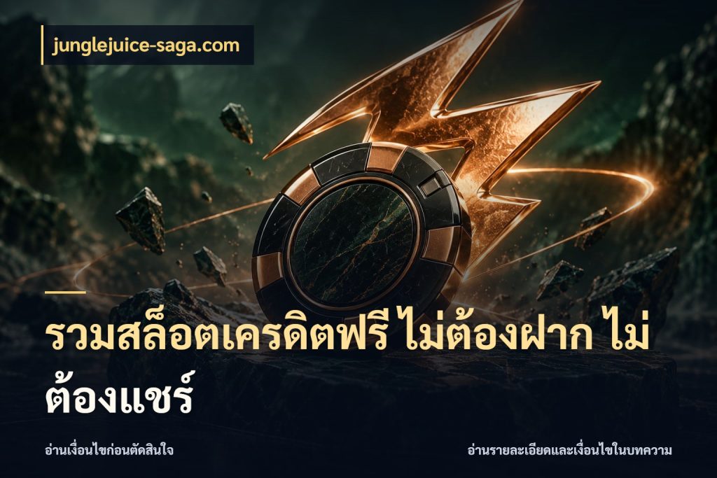 รวมสล็อตเครดิตฟรี ไม่ต้องฝาก ไม่ต้องแชร์
