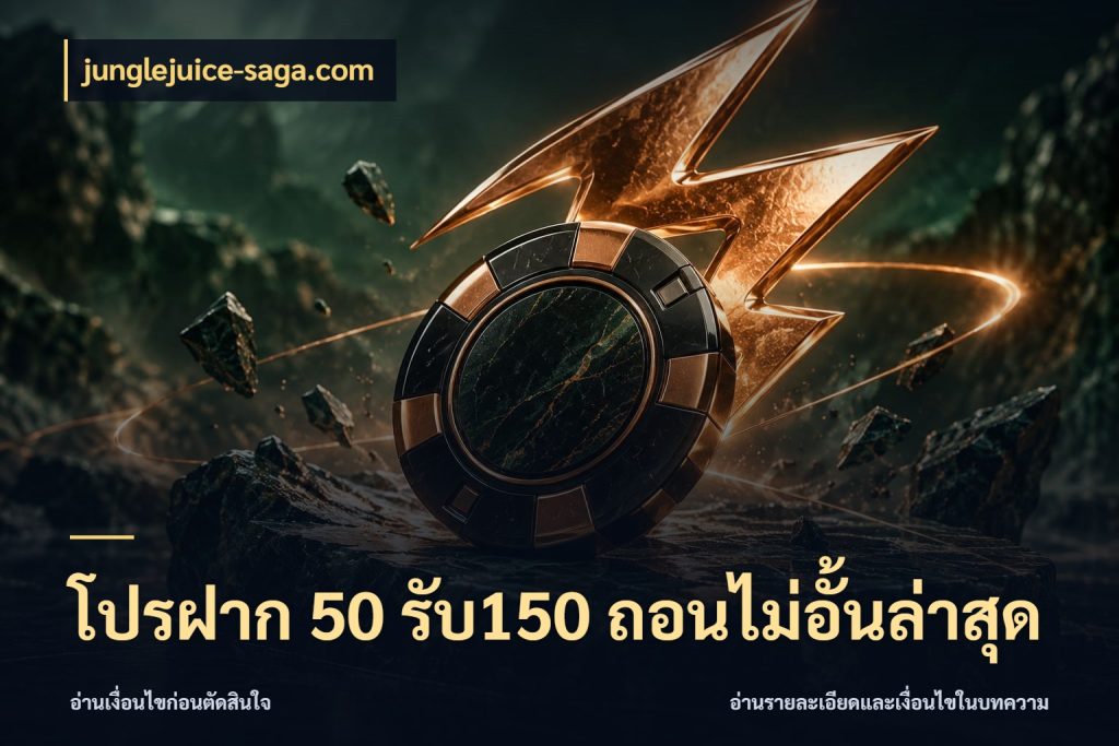 โปรฝาก 50 รับ150 ถอนไม่อั้นล่าสุด