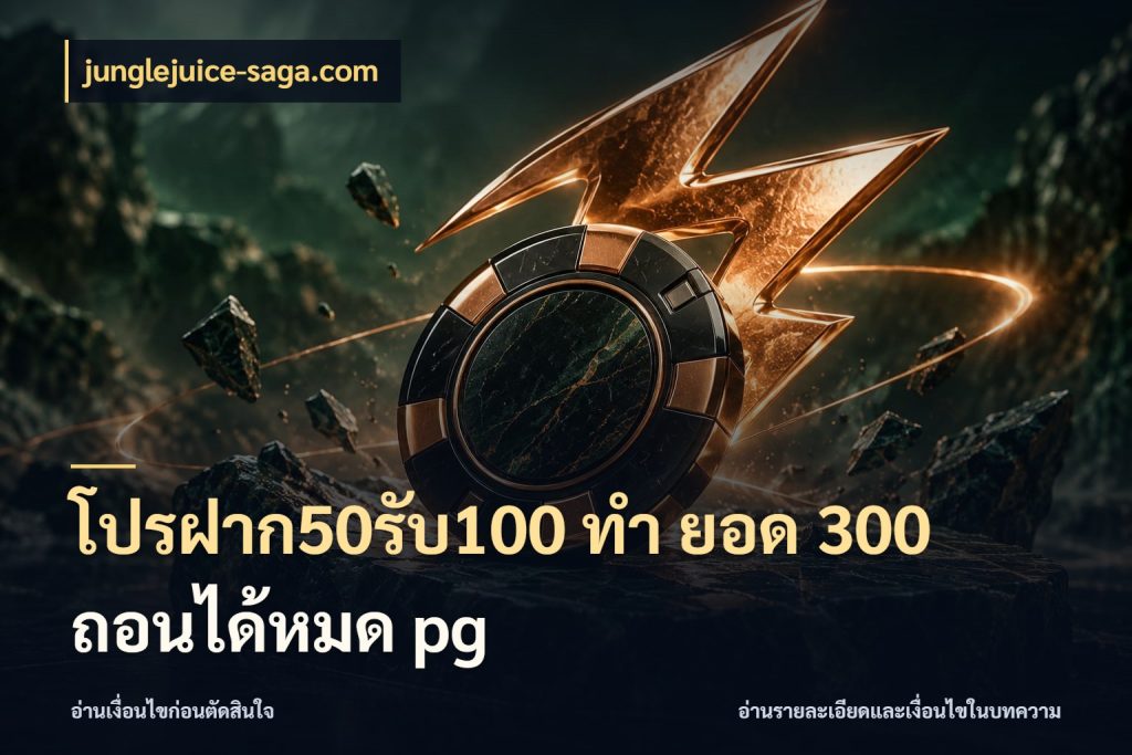โปรฝาก50รับ100 ทํา ยอด 300 ถอนได้หมด pg