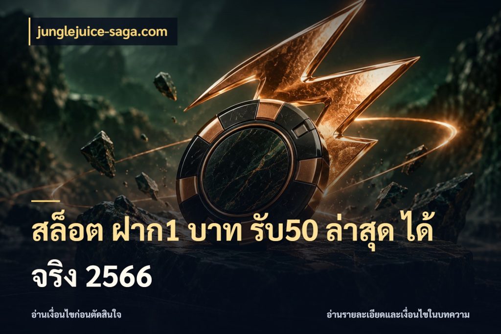 สล็อต ฝาก1 บาท รับ50 ล่าสุด ได้ จริง 2566