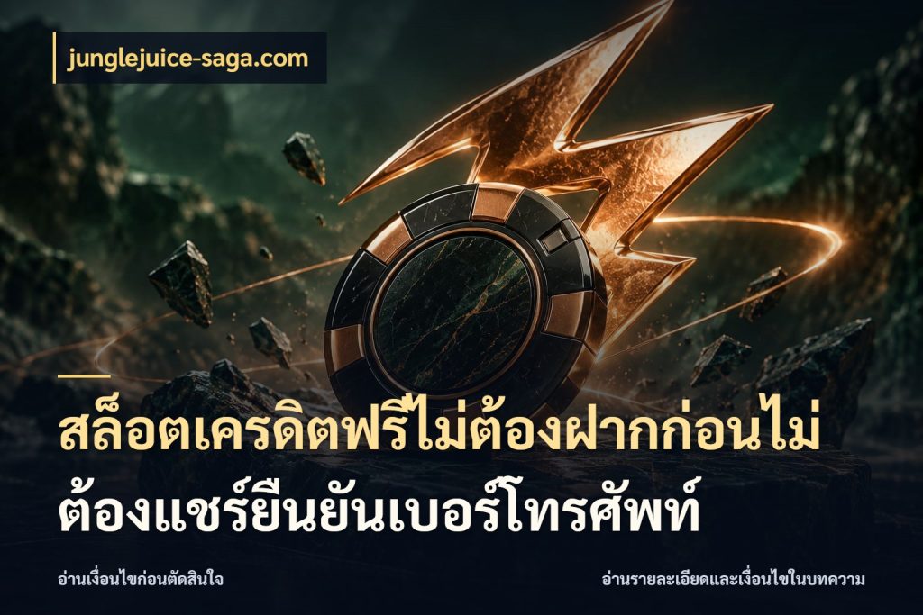 สล็อตเครดิตฟรีไม่ต้องฝากก่อนไม่ต้องแชร์ยืนยันเบอร์โทรศัพท์