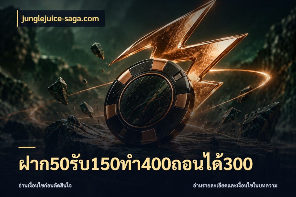 ฝาก50รับ150ทํา400ถอนได้300
