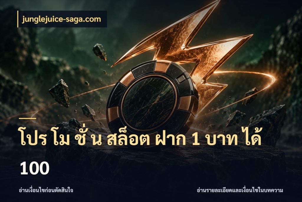 โปร โม ชั่ น สล็อต ฝาก 1 บาท ได้ 100