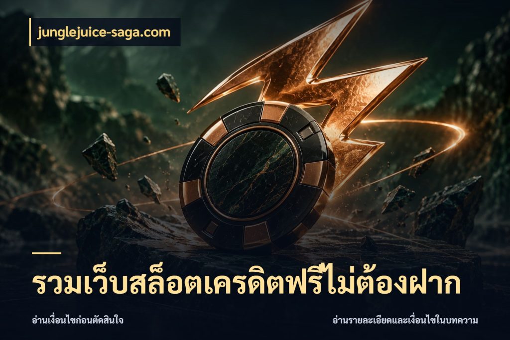 รวมเว็บสล็อตเครดิตฟรีไม่ต้องฝาก