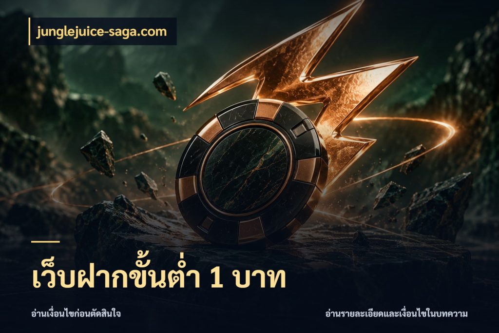 เว็บฝากขั้นต่ำ 1 บาท
